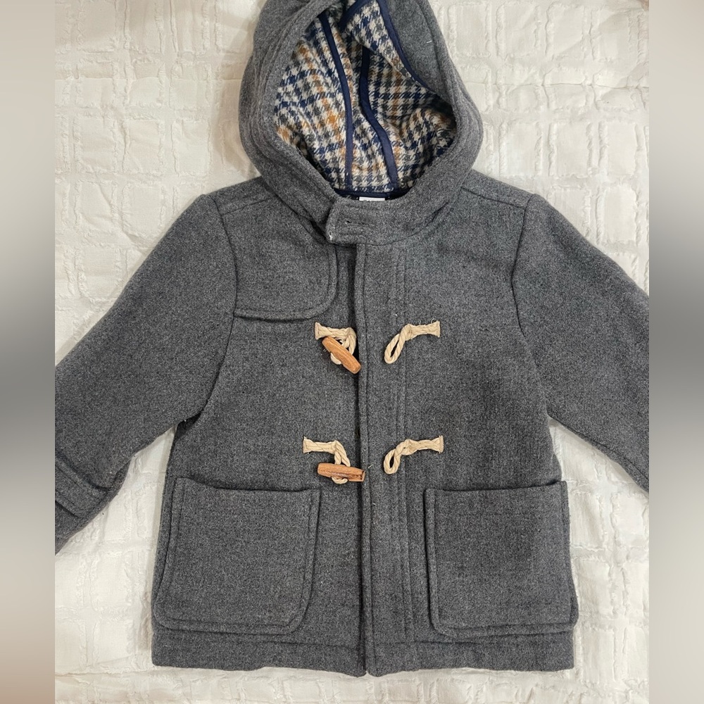 Vintage Zara boys pea coat size 2/3 - Picture 1 of 3